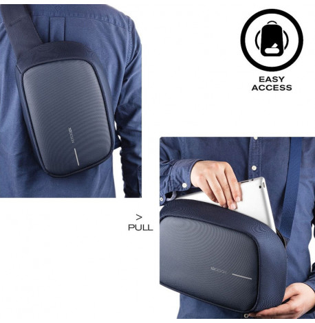 Рюкзак антизлодій на одній лямці XD Design Bobby Sling Navy (темно-синій)