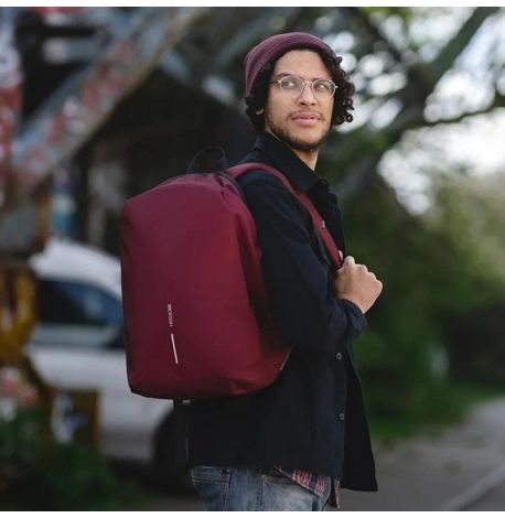 Міський рюкзак-антизлодій XD Design Bobby Soft (бордовий)