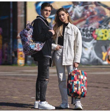 Городской рюкзак антивор XD Design Bobby Soft Art Geometric