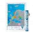 Скретч-карта Европы Discovery Map Europe (английский язык) в тубусе