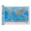 Скретч-карта світу Discovery Map World Silver (українська мова) в тубусі