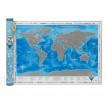 Скретч-карта світу Discovery Map World Silver (українська мова) в тубусі
