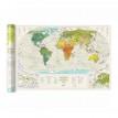 Скретч-карта світу Travel Map Geography World (англійська мова) в тубусі 