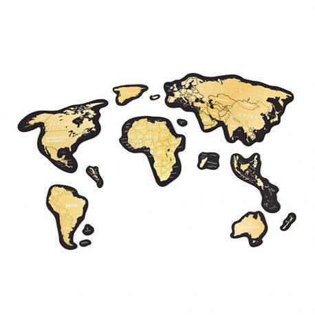 Магнітна скретч-карта світу Travel Map Magnetic World (англійська мова) в коробці