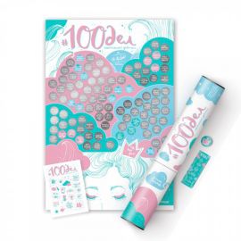 Скретч-постер «100 Справ справжньої дівчини «Oh my look edition» (російська мова) в тубусі