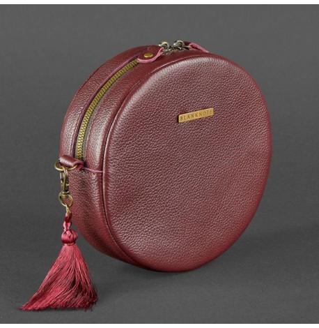 Женская кожаная сумка Tablet (марсала)