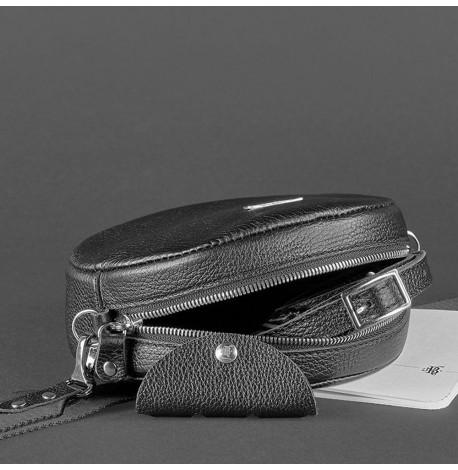 Женская кожаная сумка Tablet (черная)