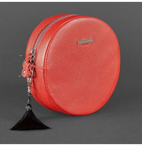 Женская кожаная сумка Tablet (красная)