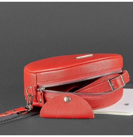 Женская кожаная сумка Tablet (красная)