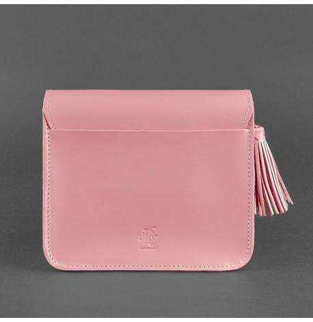 Женская кожаная сумка "Лилу" (розовая)