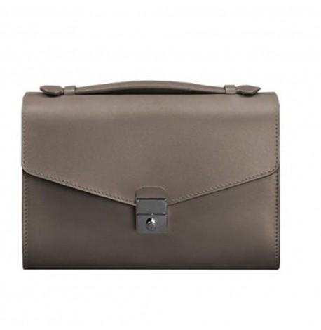 Женская кожаная сумка-кроссбоди Lola (темно-бежевая)