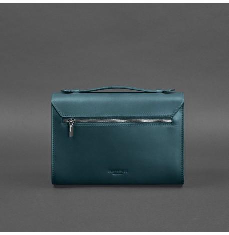 Женская кожаная сумка-кроссбоди Lola (зеленая)