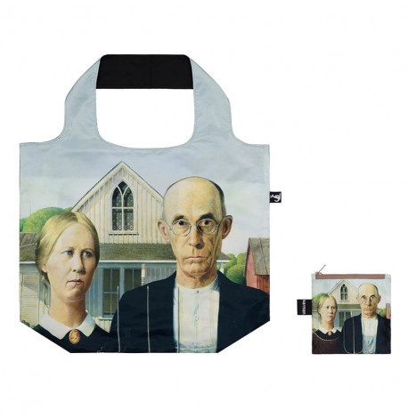 Сумка для пляжу і покупок Grant Wood "American Gothic"