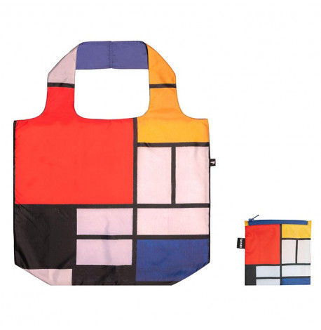 Сумка для пляжу і покупок Piet Mondrian "Composition with Large Red Plane, Yellow, Black, Gray and Blue"