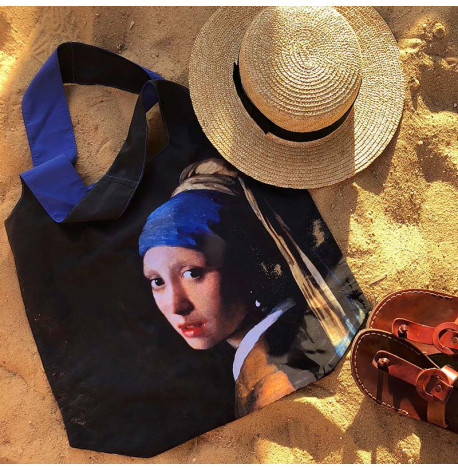 Сумка для пляжу і покупок Johannes Vermeer "Girl with a Pearl Earring"