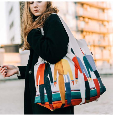 Сумка для пляжа и покупок Kazimir Malevich "Sportsmen"