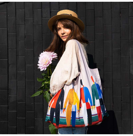 Сумка для пляжа и покупок Kazimir Malevich "Sportsmen"