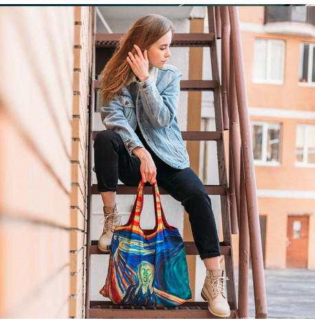 Сумка для пляжу і покупок Edvard Munch "The Scream"