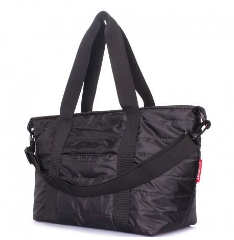 Стеганая женская сумка Poolparty Air (черная)