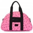 Стеганая женская сумка Poolparty Alaska Ducks (розовая)
