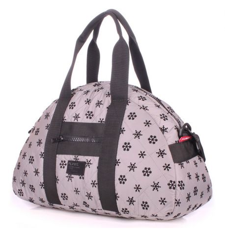 Стьобана жіноча сумка Poolparty Alaska Snowflakes (сіра)