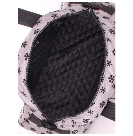 Стьобана жіноча сумка Poolparty Alaska Snowflakes (сіра)