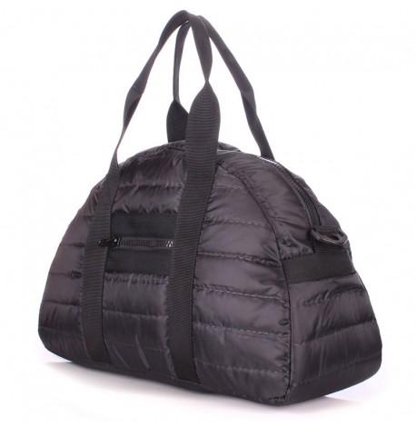 Стеганая женская сумка Poolparty Alaska (черная)