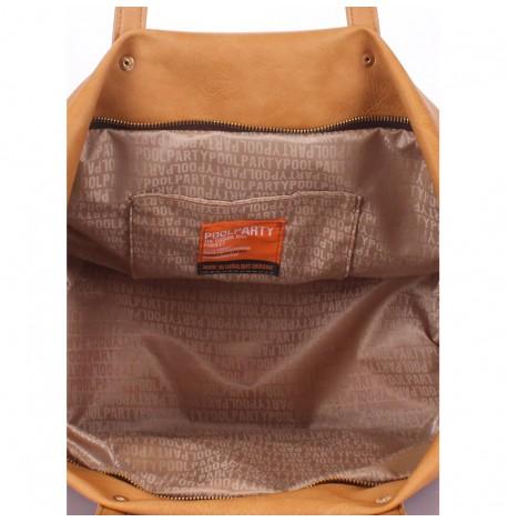 Жіноча сумка Poolparty Argentina (коричнева)