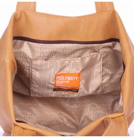 Жіноча сумка Poolparty Diva (коричнева)