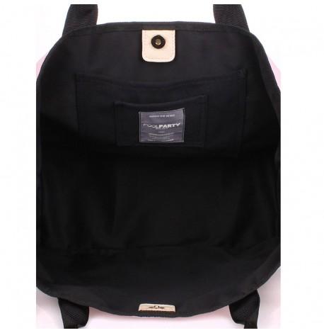 Котоновая сумка Poolparty Laguna (розовая)