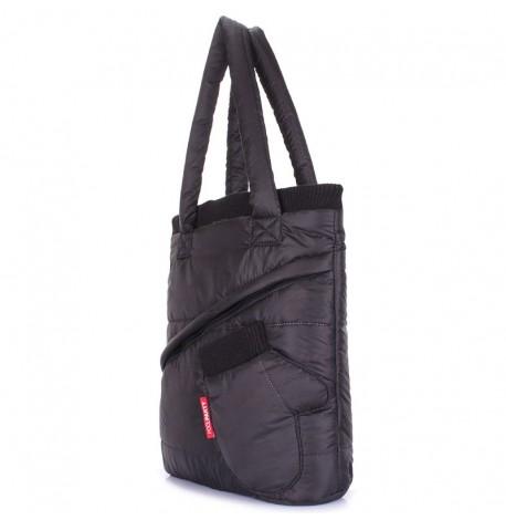 Стьобана жіноча сумка з рукавичкою Poolparty Mitten (чорна)