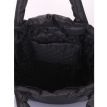 Дута болоньєва жіноча сумка Poolparty NS3 (чорна)