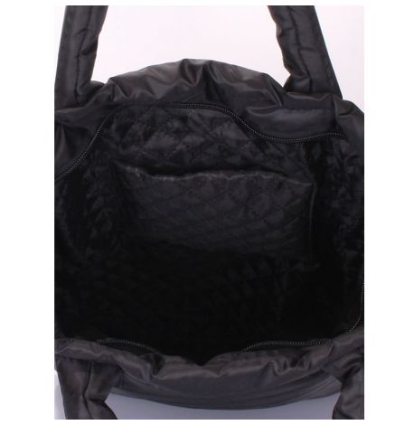 Дута болоньєва жіноча сумка Poolparty NS3 (чорна)