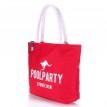 Пляжная сумка Poolparty (красная)