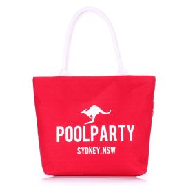 Пляжна сумка Poolparty (червона)