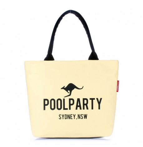 Пляжная сумка Poolparty (желтая)