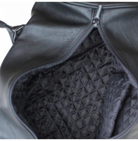 Жіноча сумка-саквояж Poolparty 87 (чорна)