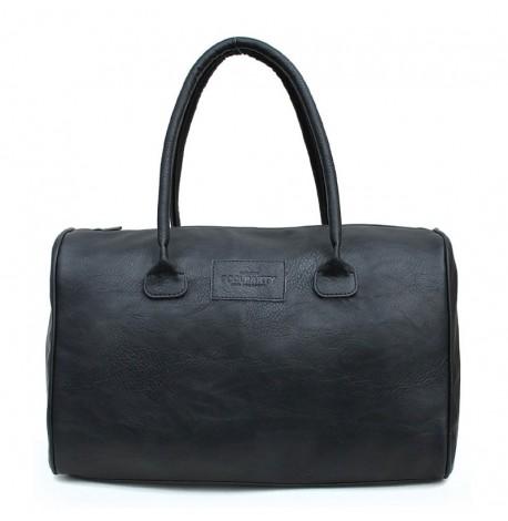 Жіноча сумка-саквояж Poolparty 87 (чорна)