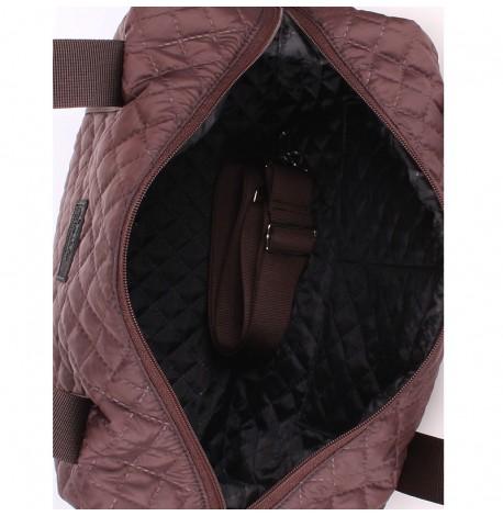 Стьобана жіноча сумка Poolparty Swag (коричнева)