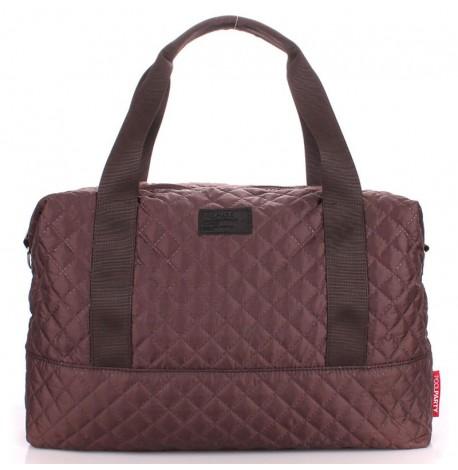 Стьобана жіноча сумка Poolparty Swag (коричнева)