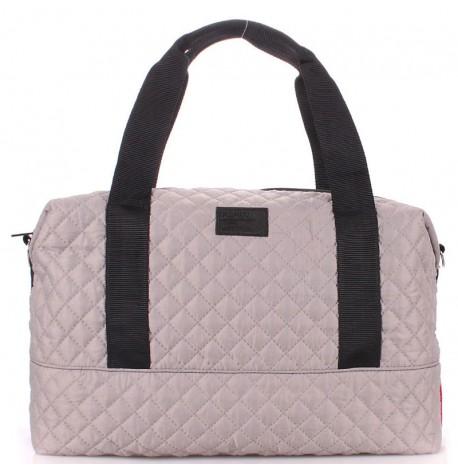 Стьобана жіноча сумка Poolparty Swag (сіра)