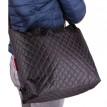 Стеганая женская сумка Poolparty Tokyo (черная)