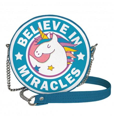 Сумка кругла Tablet "Believe in miracles"