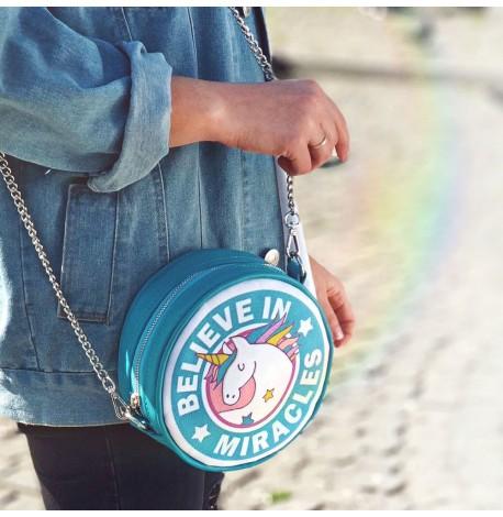 Сумка кругла Tablet "Believe in miracles"