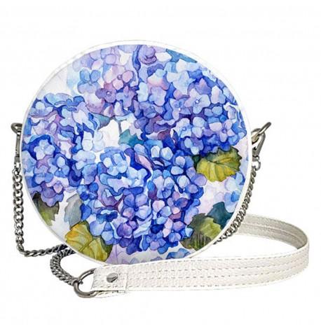 Сумка кругла Tablet "Бузок" біла