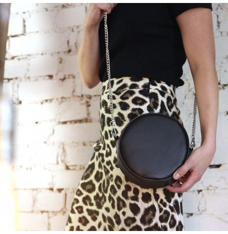 Сумка круглая Tablet черная