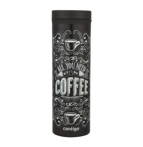 Термокружка Contigo TwistSeal Eclipse Coffee (590 мл) черный