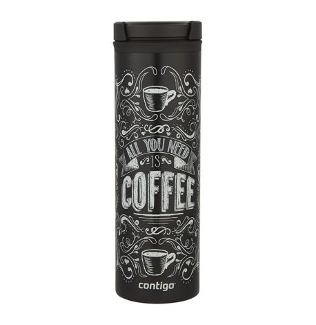 Термокружка Contigo TwistSeal Eclipse Coffee (590 мл) черный