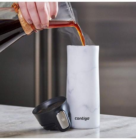 Термокружка из нержавеющей стали Contigo Couture (420 мл) White Marble