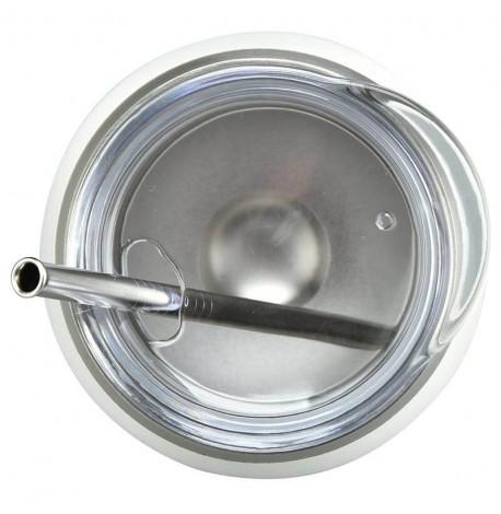 Термостакан зі сталевою трубочкою Cheeki Wine Tumbler Pink Champagne (220 мл)